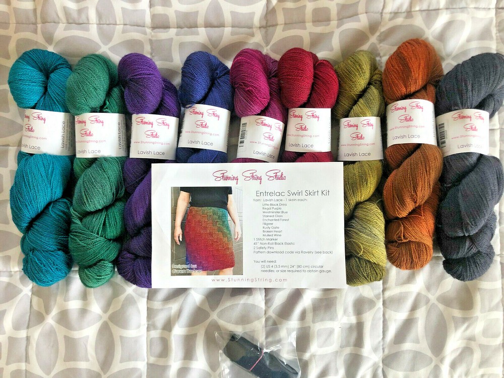 STUNNING STRING STUDIO ENTRELAC SWIRL SKIRT KIT