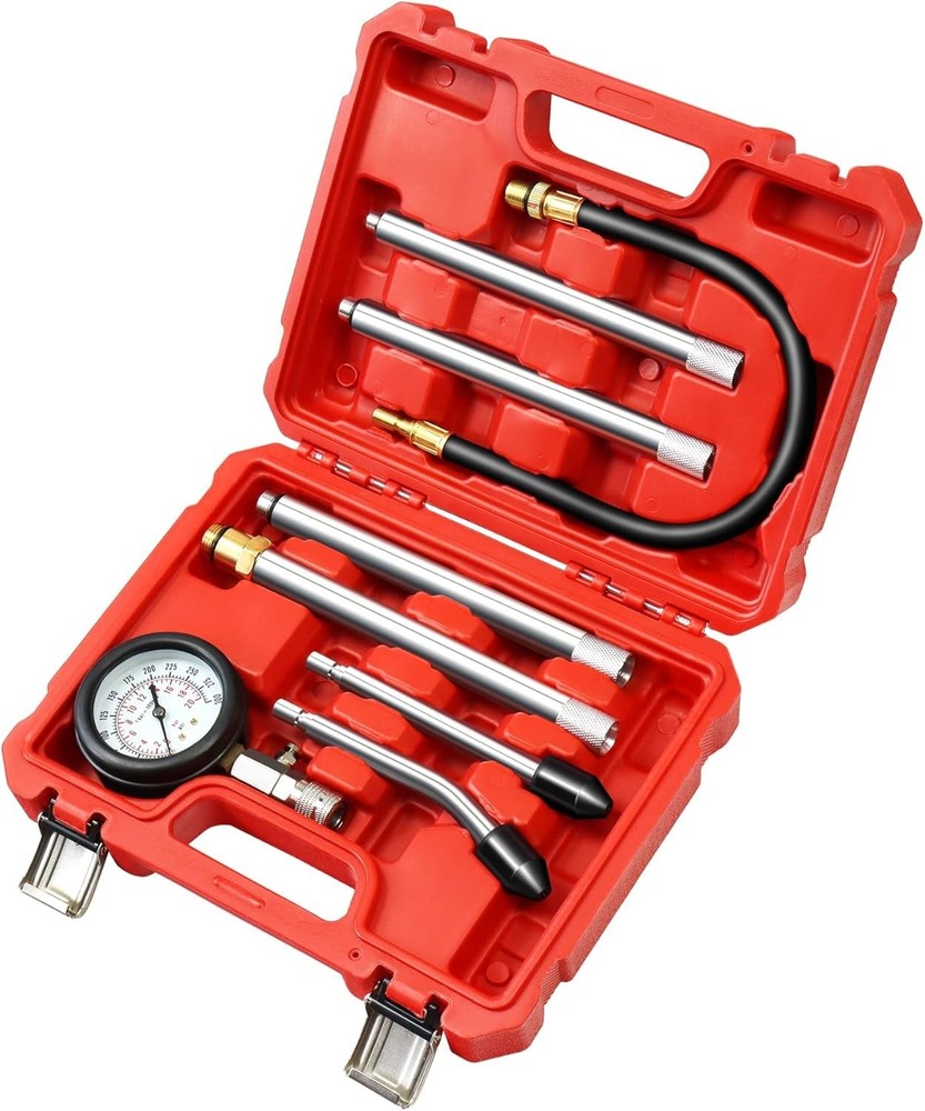 Cylinder Pressure Tester with Extension Rods