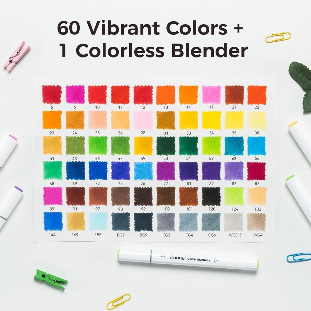 Non-Toxic Water-Based Coloring Markers Set