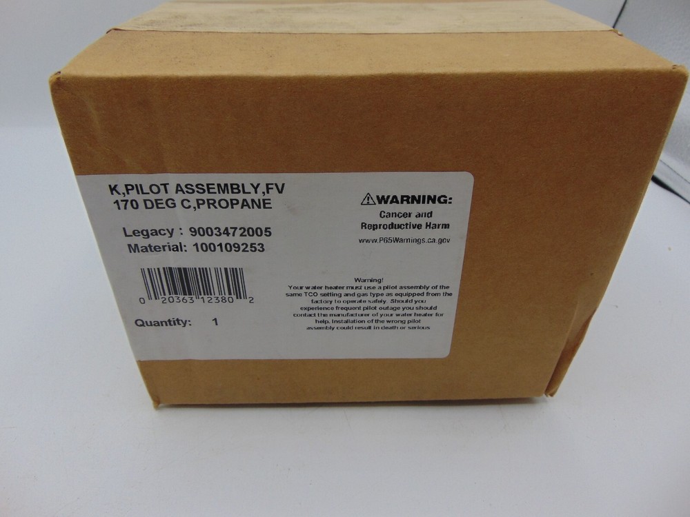 Reliance water heater 170 FV Propane Pilot Assembly 100109253 New