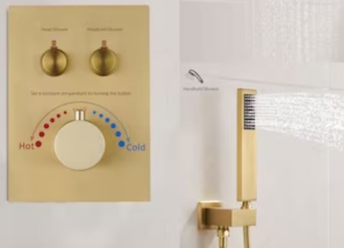 Luxury Rainfall Shower Set Model 6647