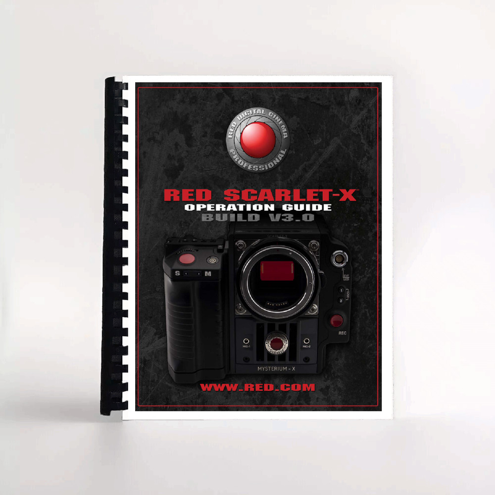 RED Scarlet-X Operation guide Manual