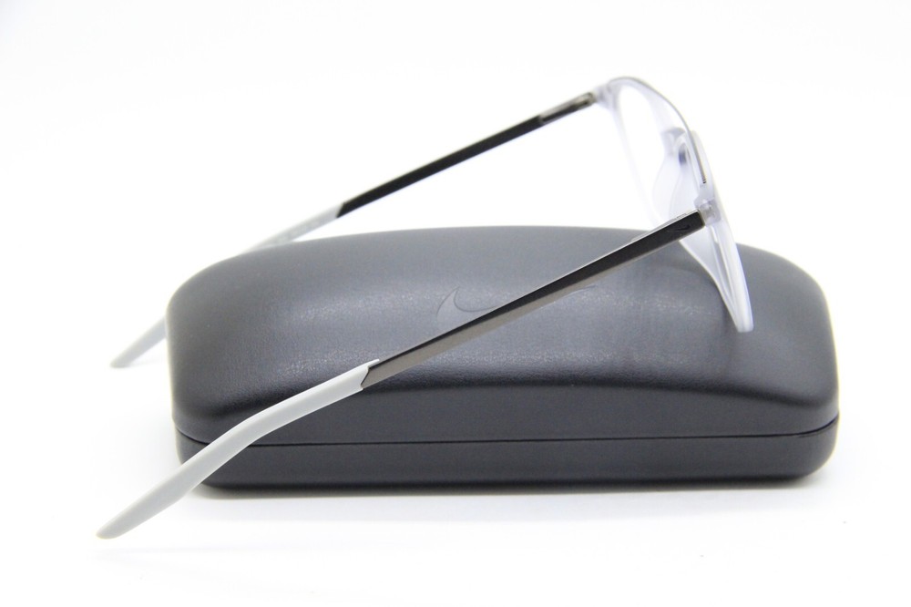 NEW NIKE 7281 032 MATTE WOLF GREY AUTHENTIC EYEGLASSES W/CASE 50-20