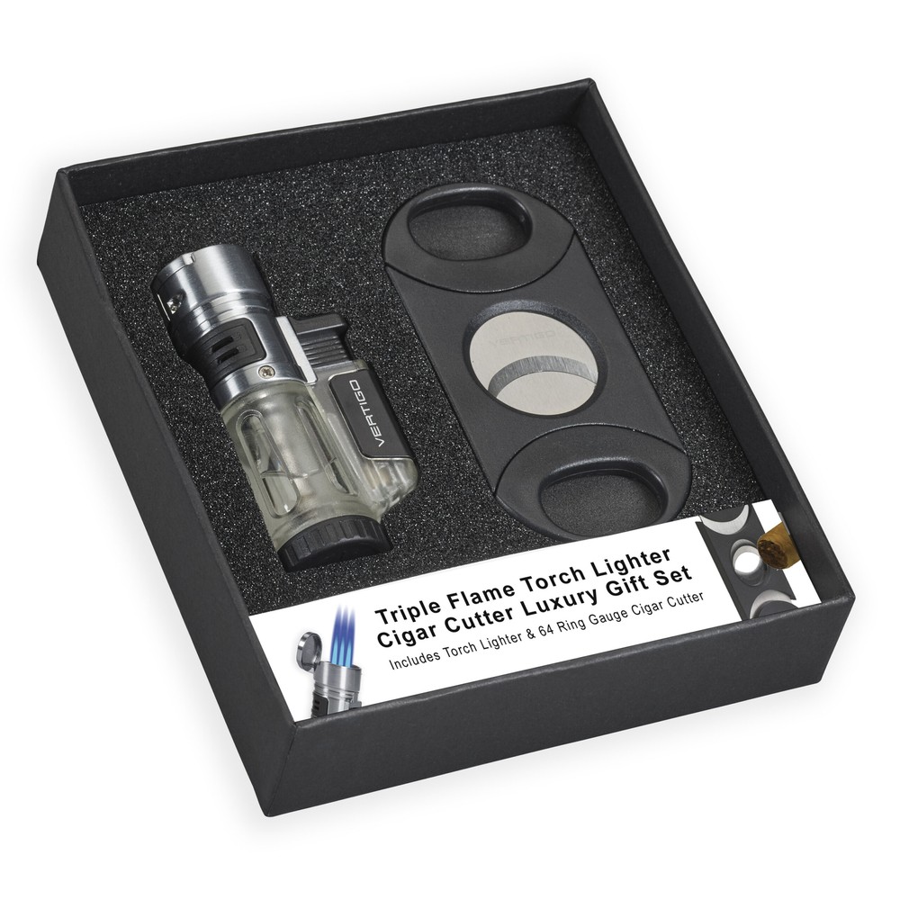 Vertigo Blizzard Gift Set - Lighter and Cutter