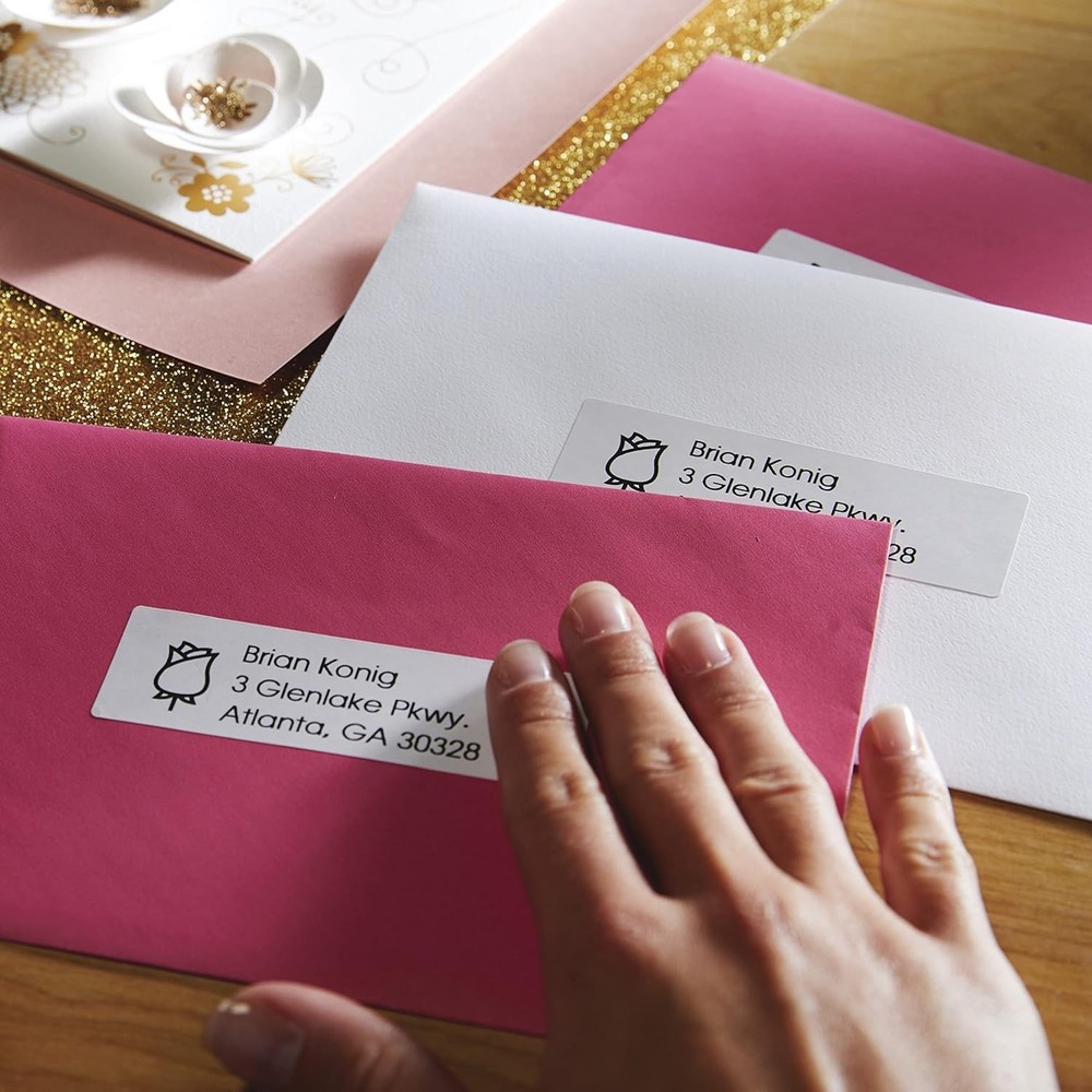DYMO Authentic LW Mailing Address Labels for 24 Rolls, White