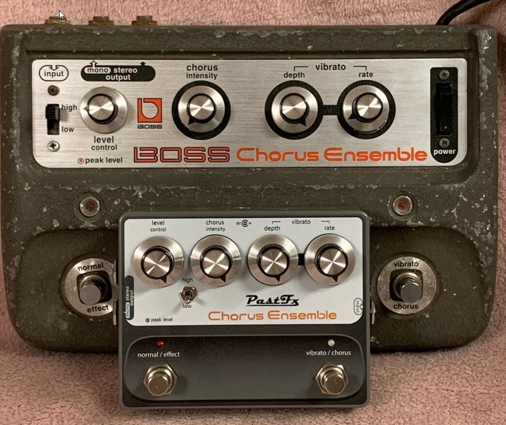 PastFx Chorus Ensemble Deluxe BBD Boss Ce1 Clone Plus True Bypass Mod