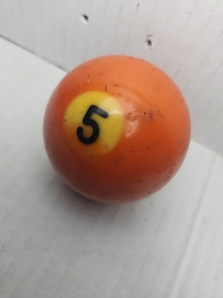 Vintage # 5 FIVE Replacement POOL BALL