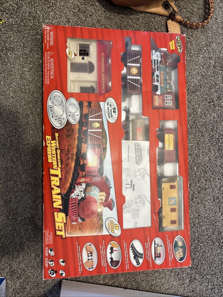 Fast Lane Western Express Train Set Complete Battery Operated