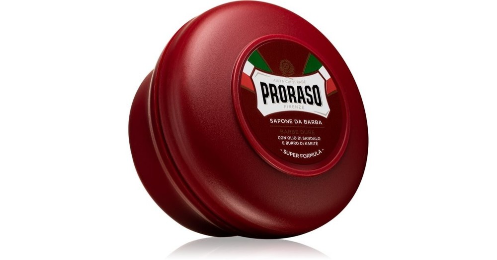6 Pack Proraso Shaving Soap Bowls - Red