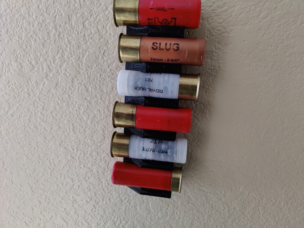 12ga shotgun shell wall mount