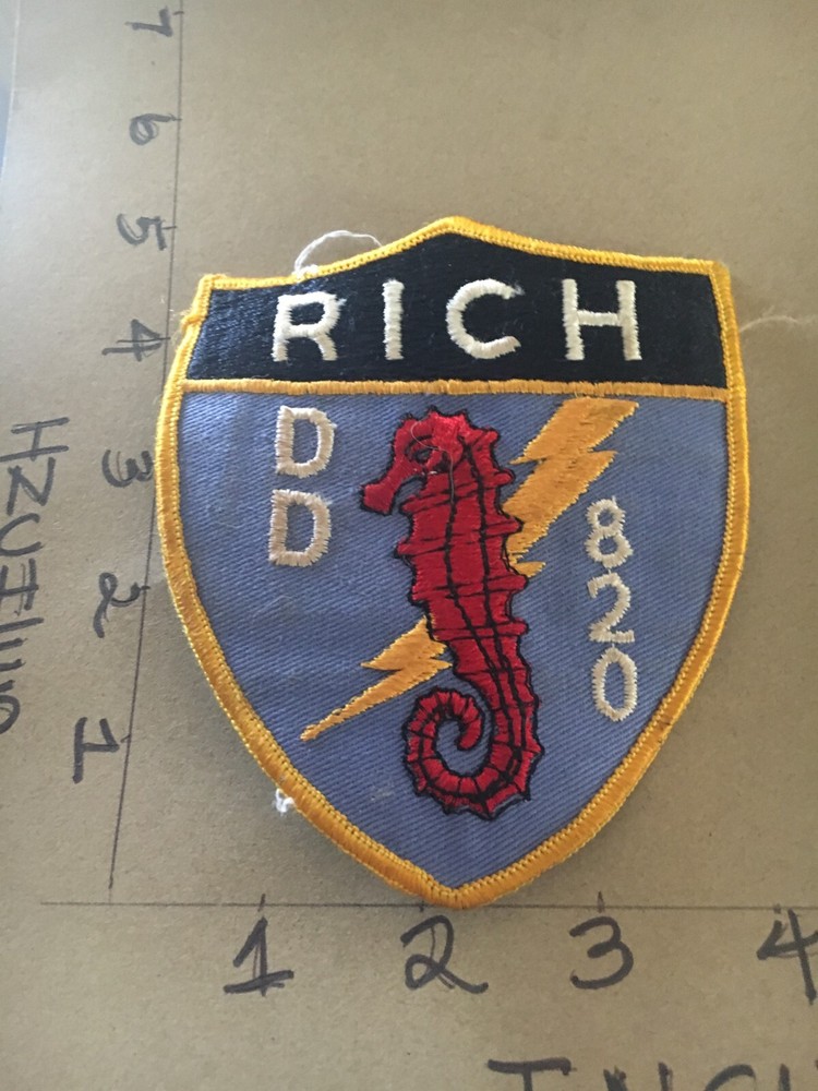 US NAVY USS Rich (DD-820) Patch 5/1/25