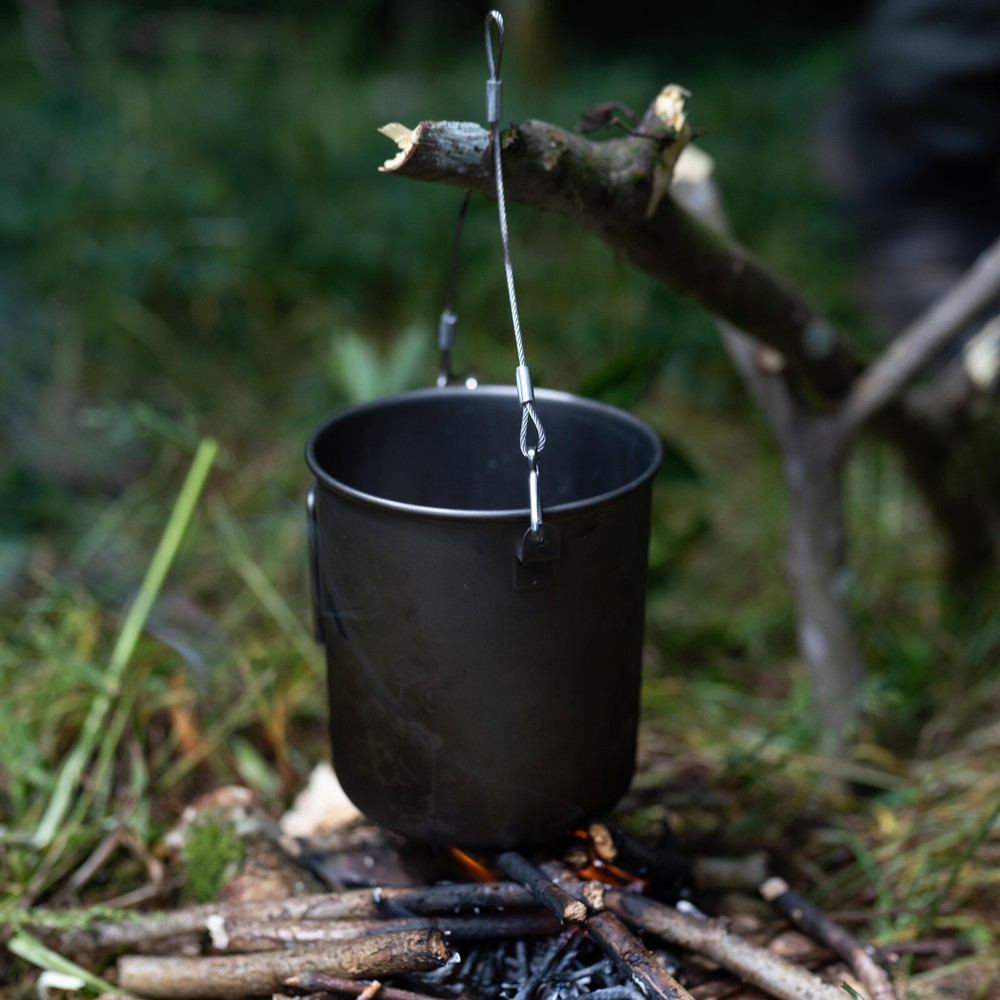 Folding Bail Handle for Camping Mugs | Stainless Steel Nesting Cup Handle