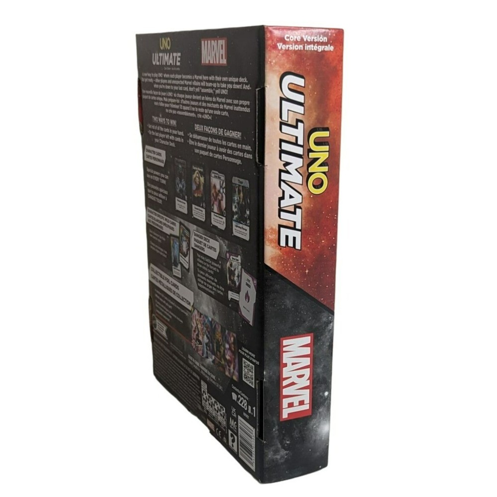 Mattel Uno Ultimate Marvel Card Game 1st Edition Core Version