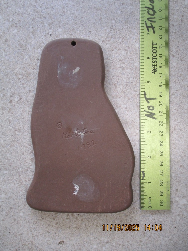 Ceramic Cookie Mold Cat 1982 Hart Stone
