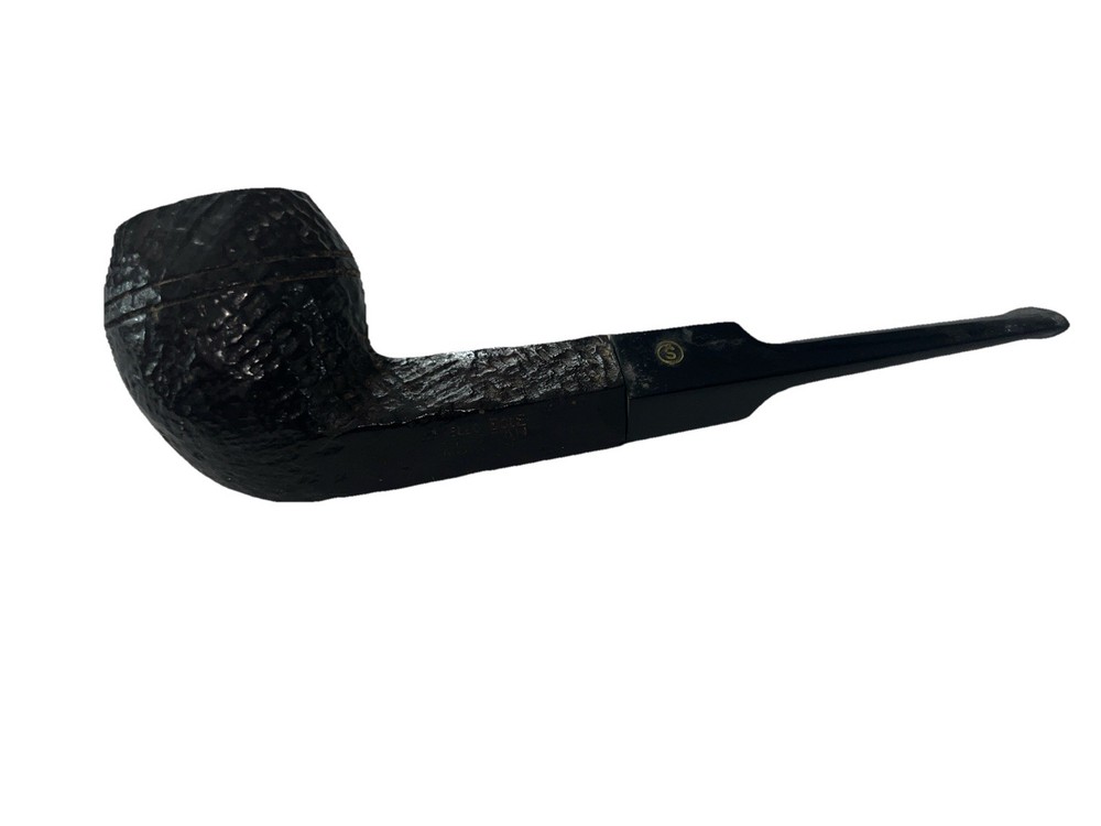 Vintage Yello-Bole Imported Briar Rusticated Bent Tobacco Pipe