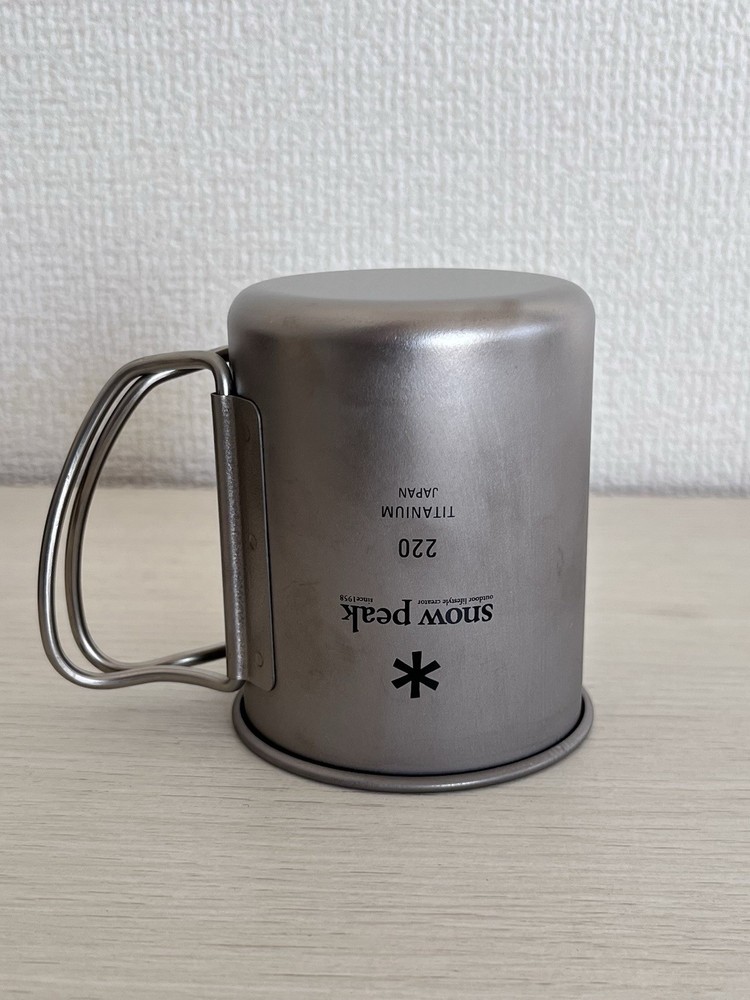 Snow Peak Titanium Single Mug 220