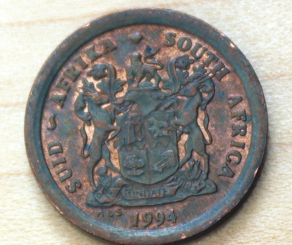 1994 South Africa 2 Cents Eagle