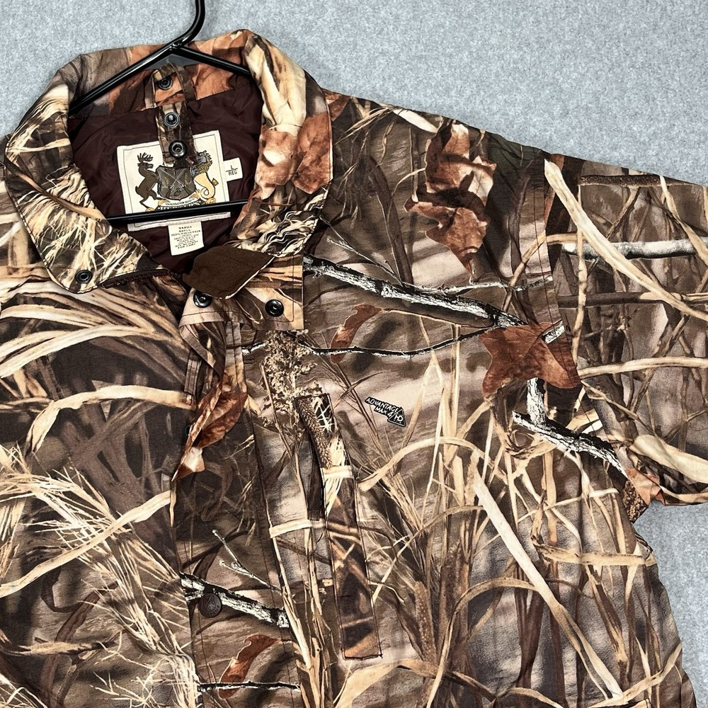 Herters Camo Jacket Full Zip Button Lined Advantage Max 4 Hunting