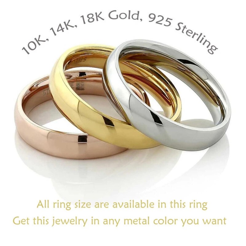 Sterling Silver 8 mm Round Semi Mount Ring Setting Engagement Ring CZ Setting