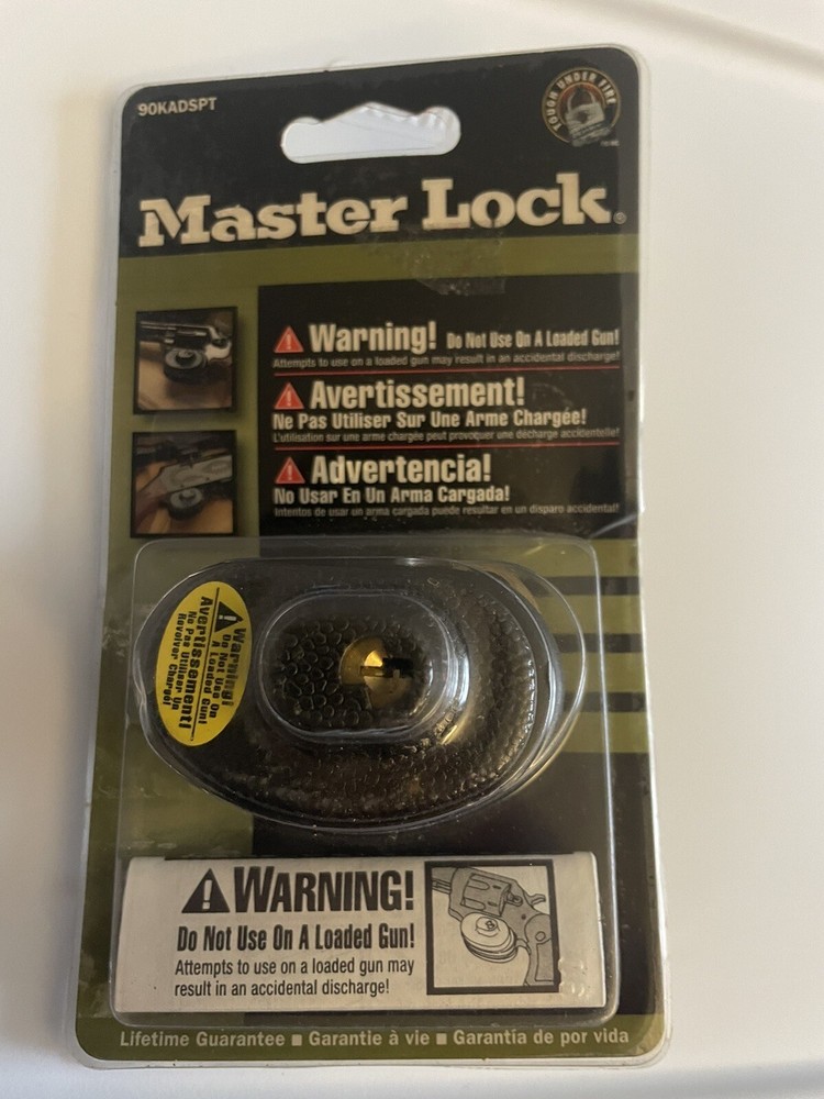 Master Lock Gun Lock (90KADSPT) NIP
