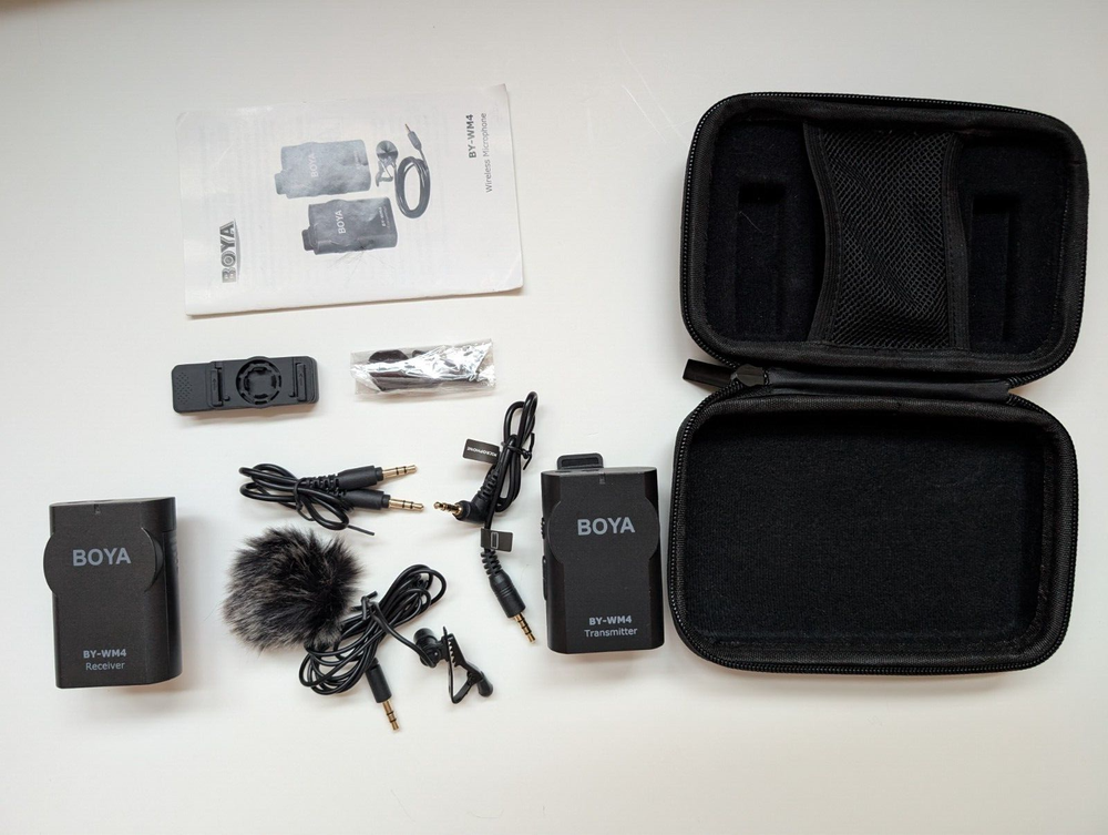 BOYA Wireless Microphone Kit BY-WM4