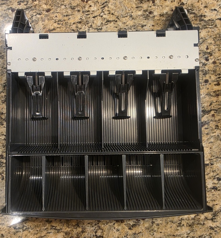 Sharp XE-A106 Cash Register Drawer with key & Change Insert