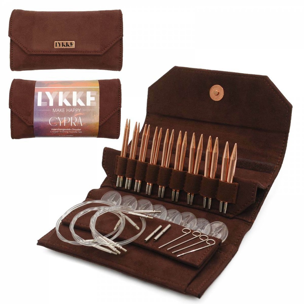Lykke Cypra Copper Knitting Needle Interchangeable Sets