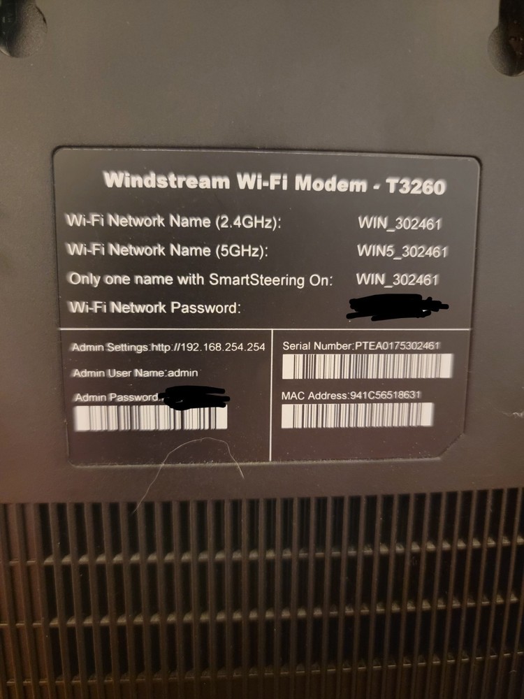 Windstream/TDS ActionTec T3260 Modem - Used