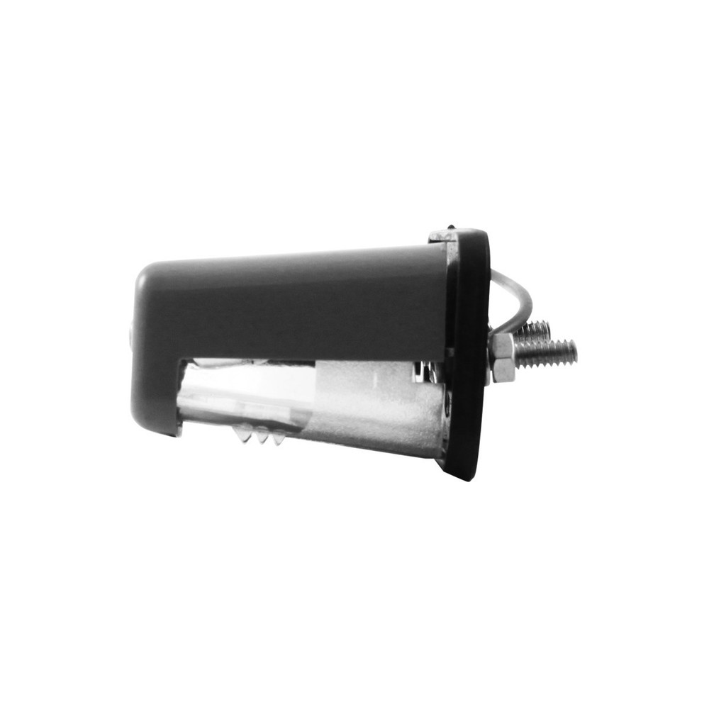 United Pacific 33138 Gray Rectangular License Tag Light Mount