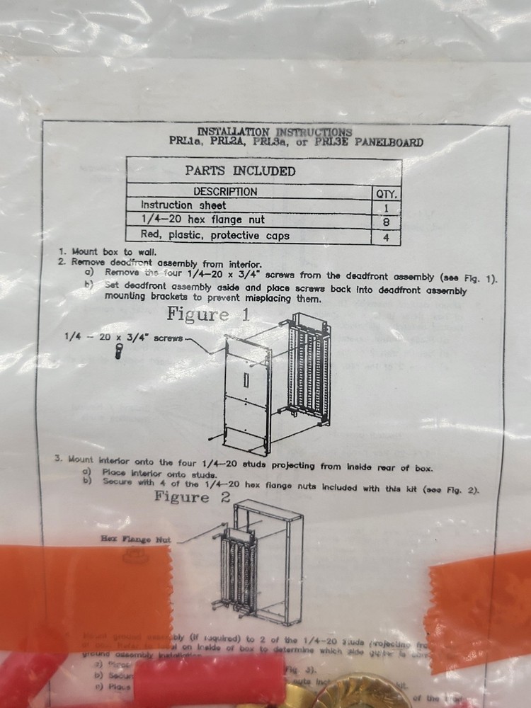 Eaton 42C1129H01 Panelboard Surface Kit Chassis Mount Accessory PRL1A