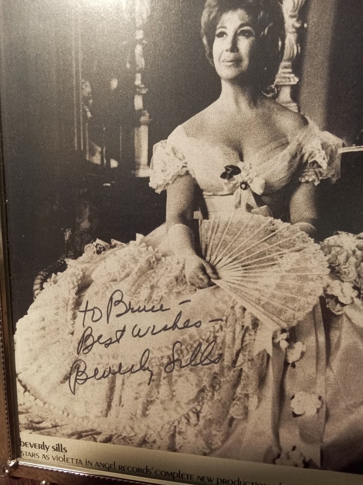Beverly Sills- Signed Picture To Bruce