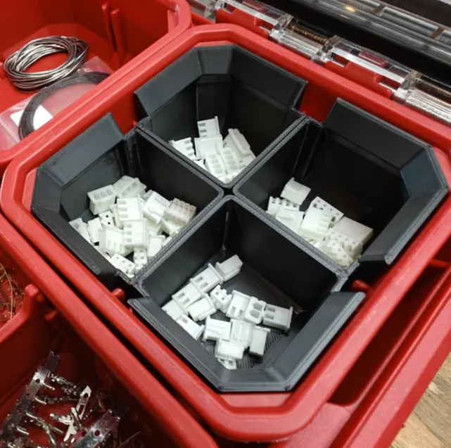 Milwaukee Compact / Low Profile Packout Drop-In Bin Divider 4-Pack