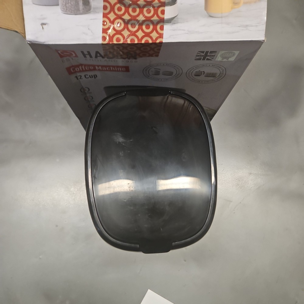 Haden Coffee Machine 12 Cup Programmable Drip CoffeeMaker Putty/Chrome(Open Box)