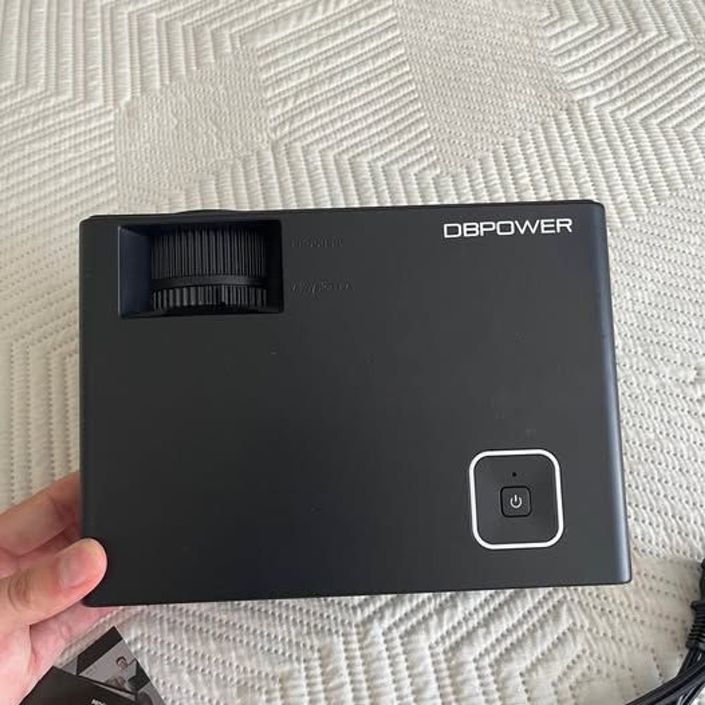 DBPower LED Light Source Mini Projector Includes Remote and Power Cord