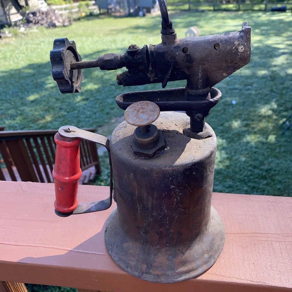Vintage Antique Brass Blow Torch
