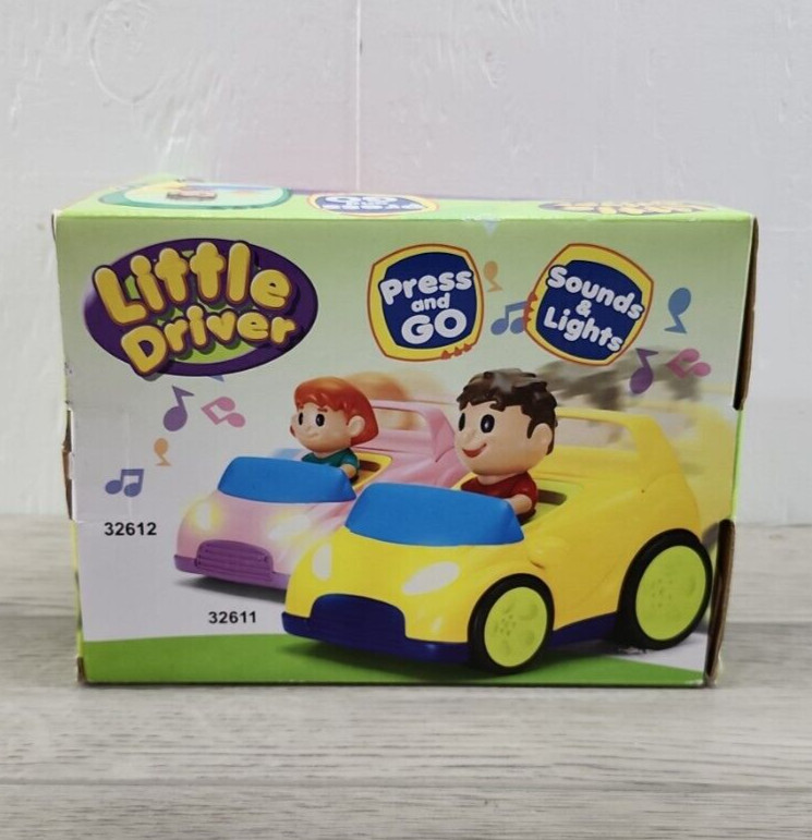 Little Driver Press & Go Sound & Lights Interactive Toy - In Package