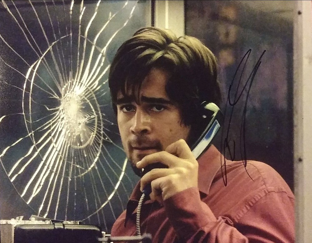 Colin Farrell signed 11 x 14