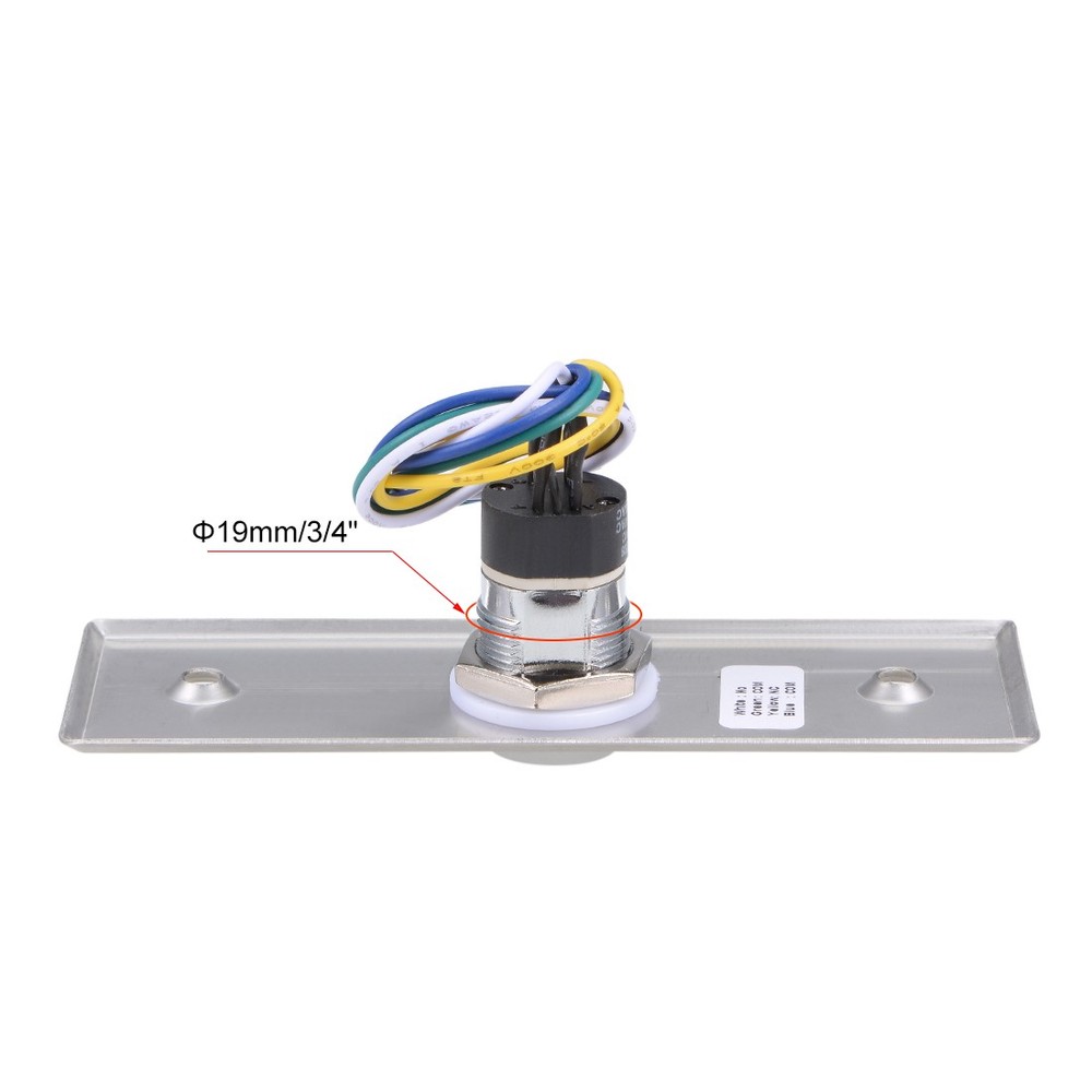 Key Switch Lock On Off Exit Door Lock Release SPST for Access Control w 2 Keys