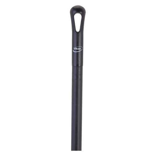 Vikan 29609 1300Mm Color Coded Handle, 1 1/4 In Dia, Black, Polypropylene