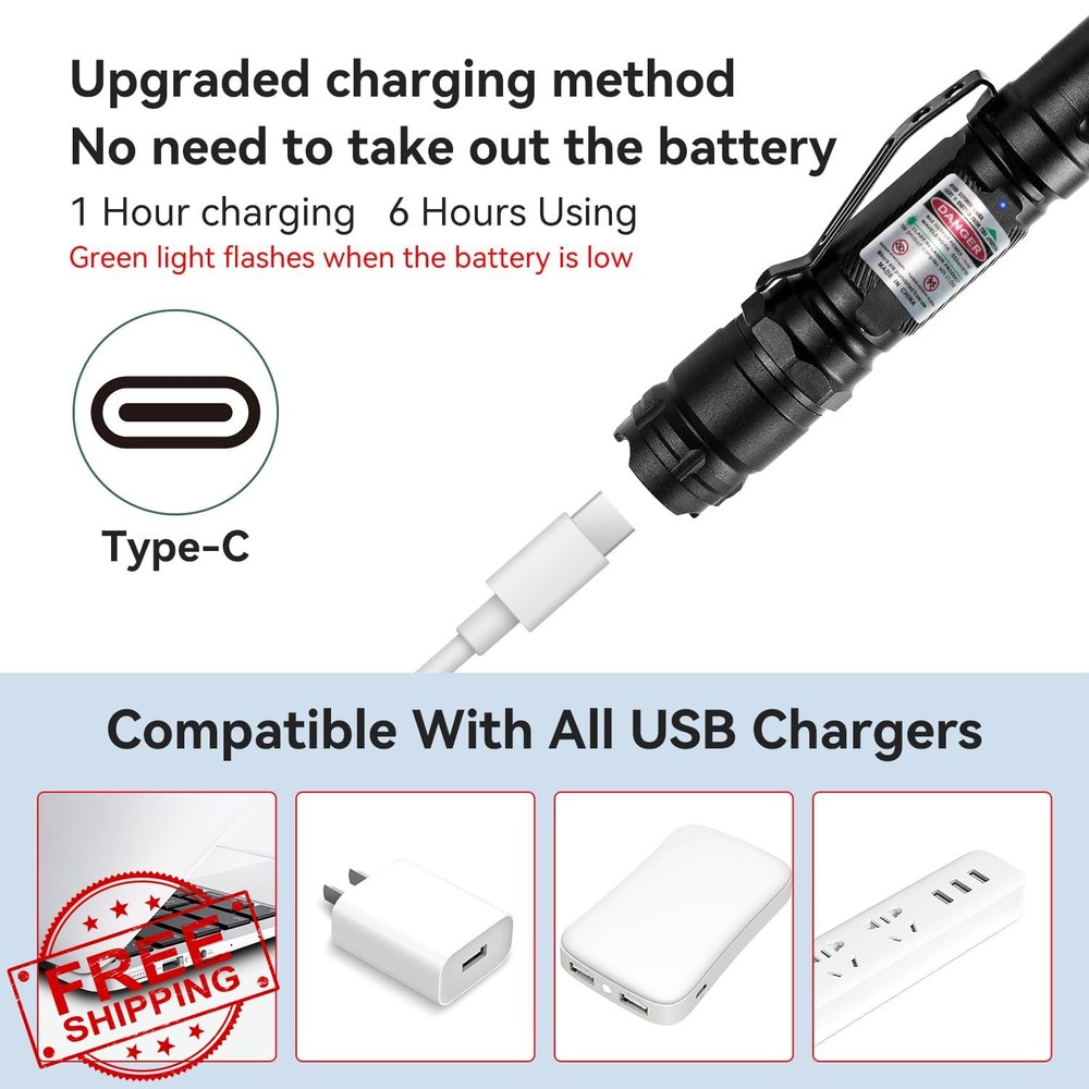 Green Laser Pointer High Power Long Range