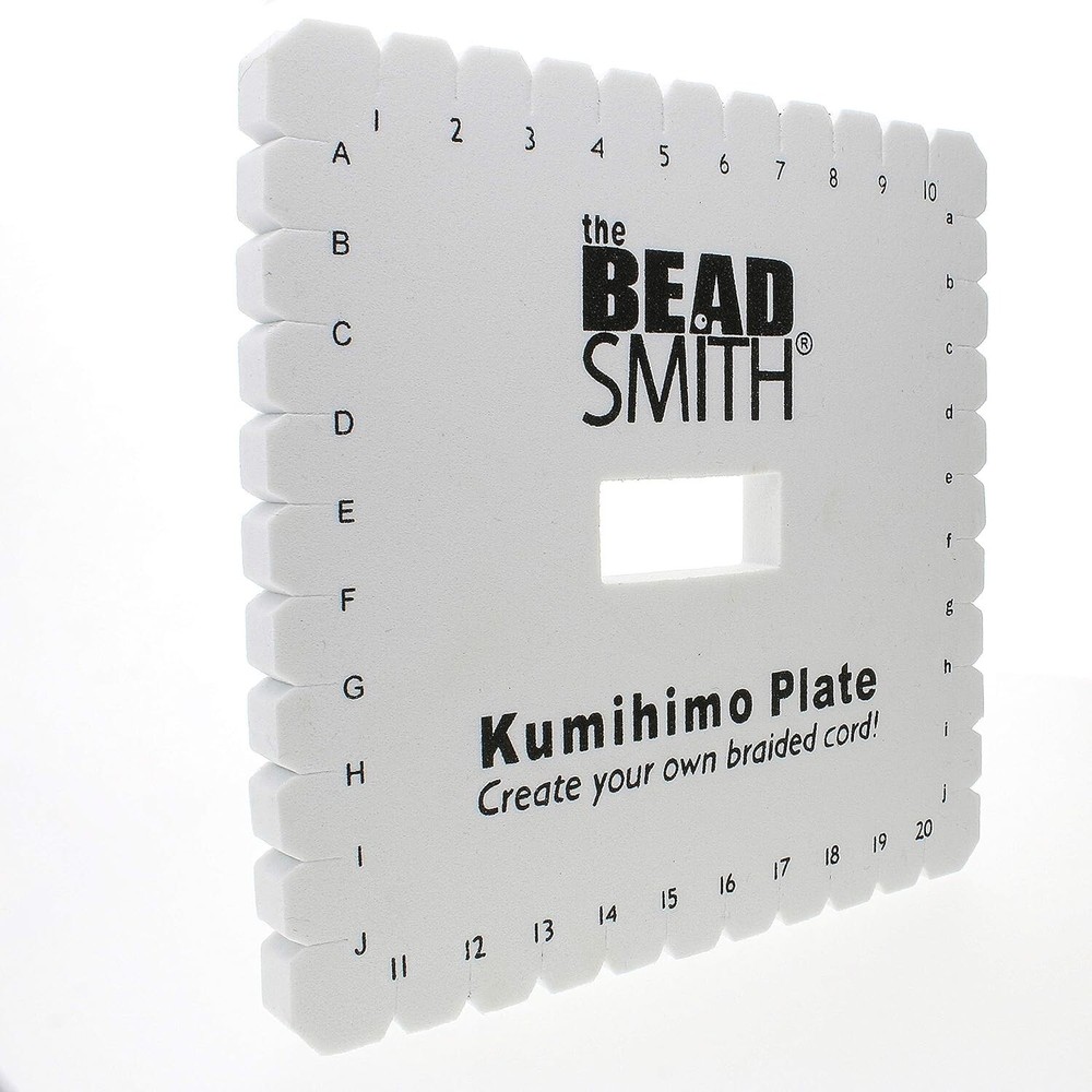 BeadSmith Kumihimo 6"Square Disk Create Your Own Flat Braids