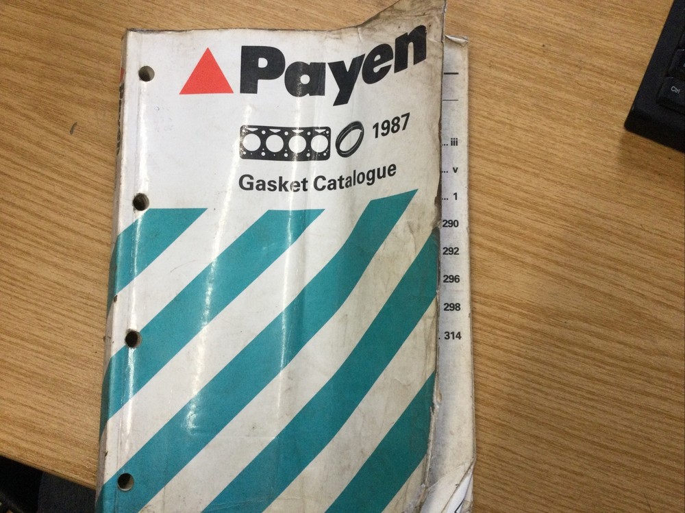 OLD PAYEN GASKETS CATALOGUE 1987
