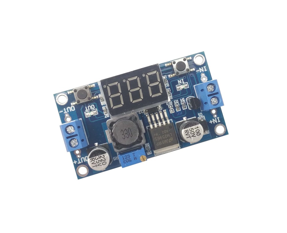 2pcs Adjustable DC-DC Buck Step Down Converter Voltage Adapter LM2596 Digital