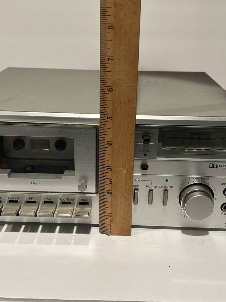 Vintage MCS Modular Component Systems 3530 Stereo Cassette Deck Working
