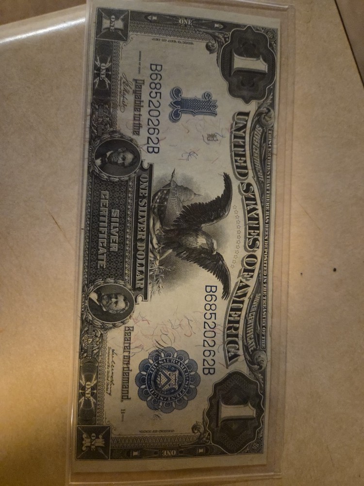 1899 1 Dollar Black Eagle Silver Certificate