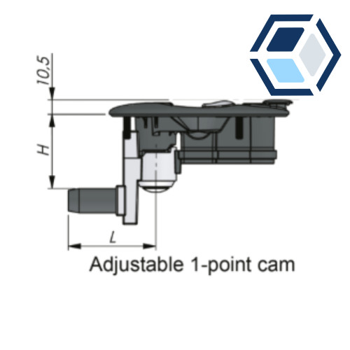 Vector Locking T handle Compression Latch - Set of 2