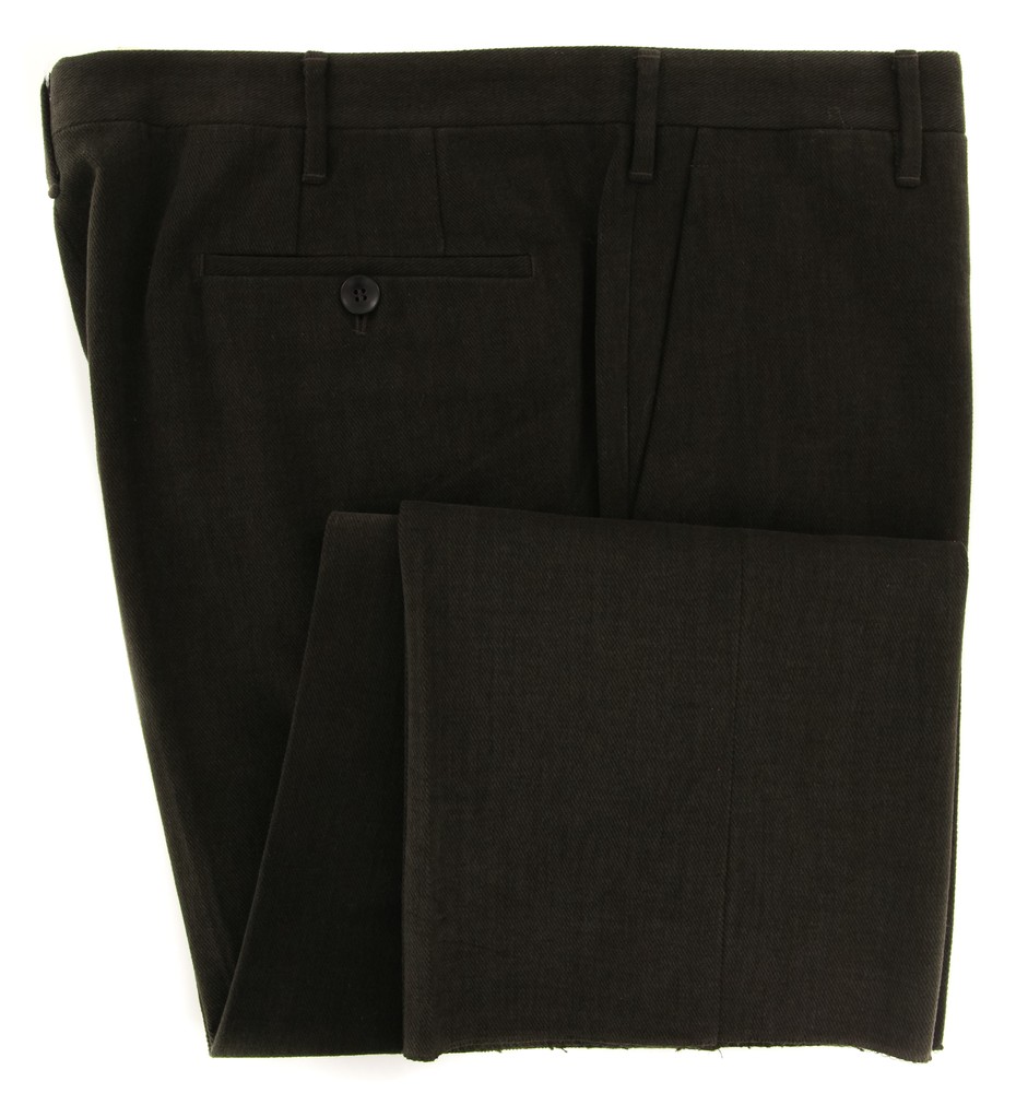 Rota Dark Brown Solid Pants - Full - (1002C661063)