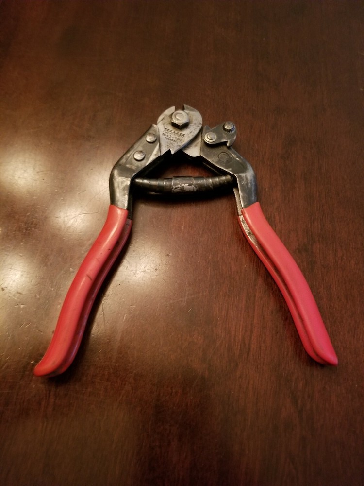 TopMan 8" Wire Cutter 200MM Red Handle 1643-200