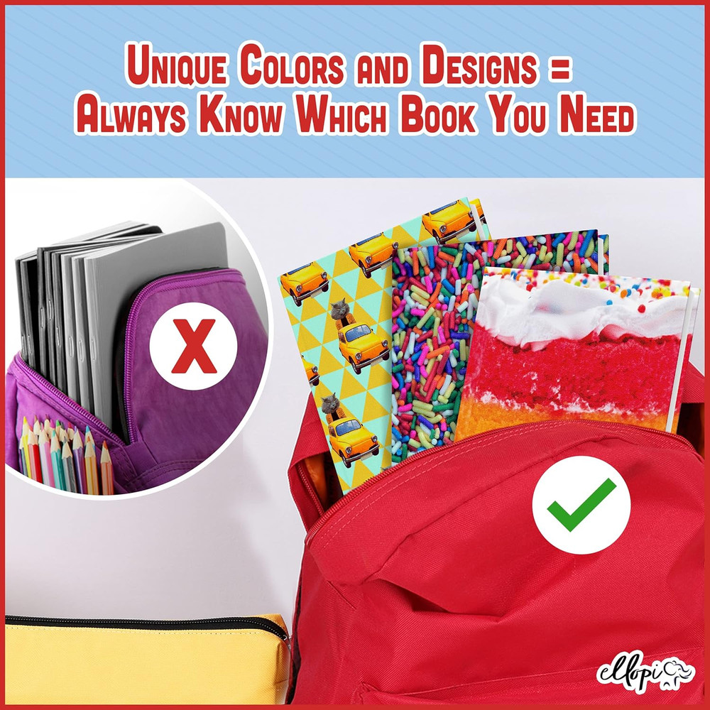 Fun Design, Easy Apply Book Cover 1 Pack. Stretchable Jumbo Jacket Fits Most Har