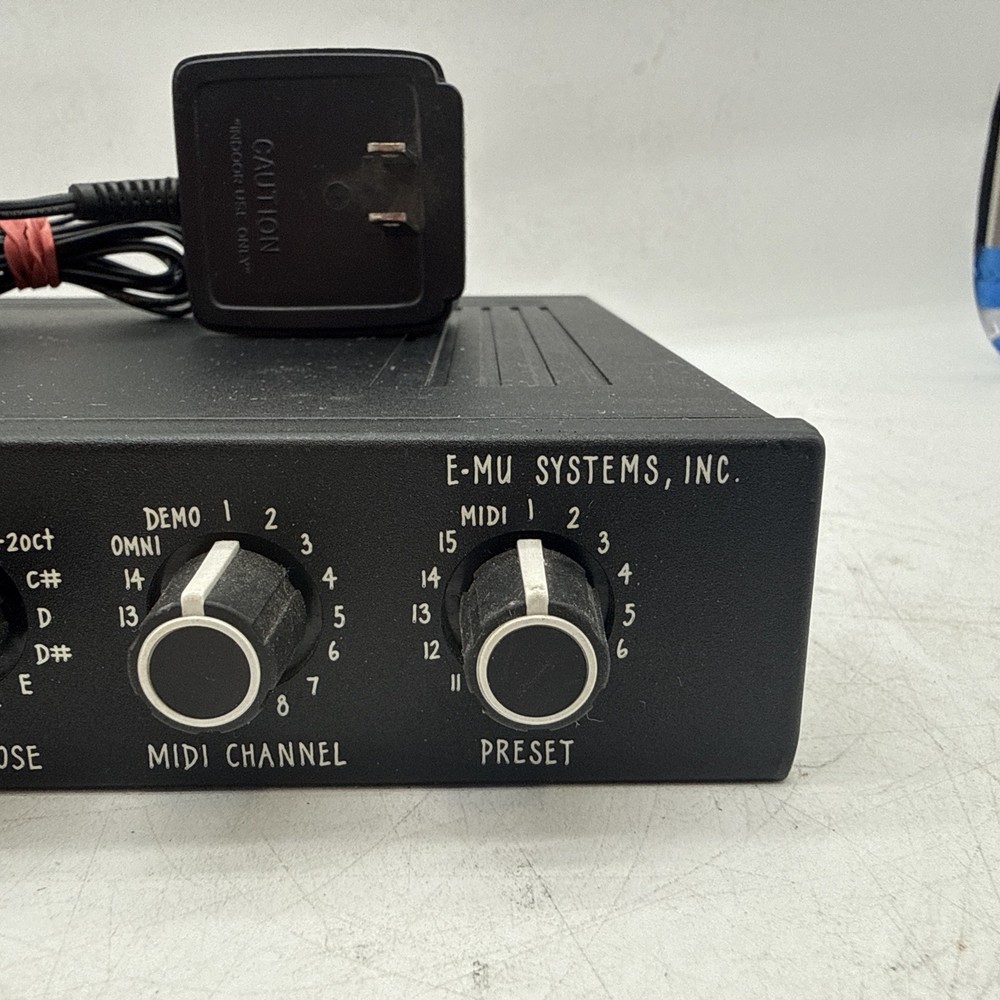 E-MU Systems Proformance Midi Sound Module with Power Supply Vintage